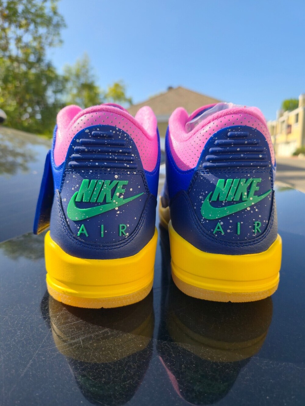 Nike Air Jordan 3 Brazil Retro 2016 Mens Shoes Sneakers Deadstock No Box Size 5 - Picture 4 of 9